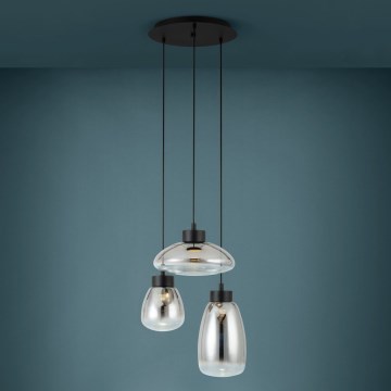 Eglo - LED Hämardatav lühter 3xLED/5,4W/230V 2700K suitsune