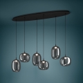 Eglo - LED Hämardatav lühter 6xLED/3,7W/230V 2700-6500K suitsune + kaugjuhtimispult