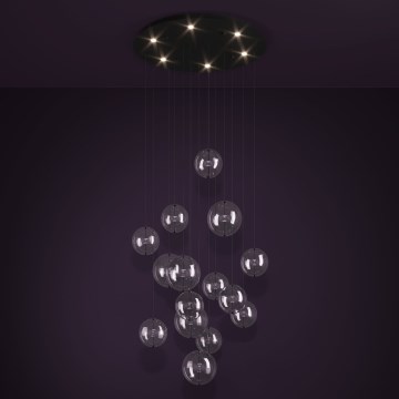 Eglo - LED Hämardatav lühter 6xLED/4,2W/230V 3000K läbipaistev