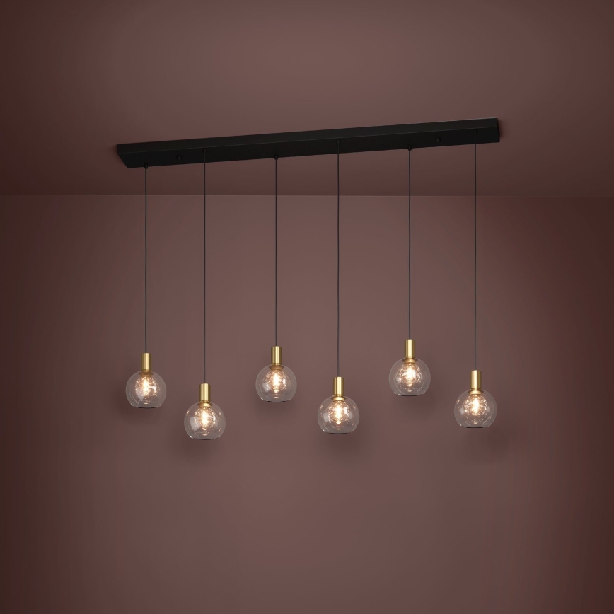 Eglo - LED Hämardatav lühter 6xLED/5,4W/230V 3000K kuldne