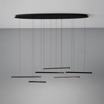 Eglo - LED Hämardatav lühter 6xLED/8,4W/230V 3000K must