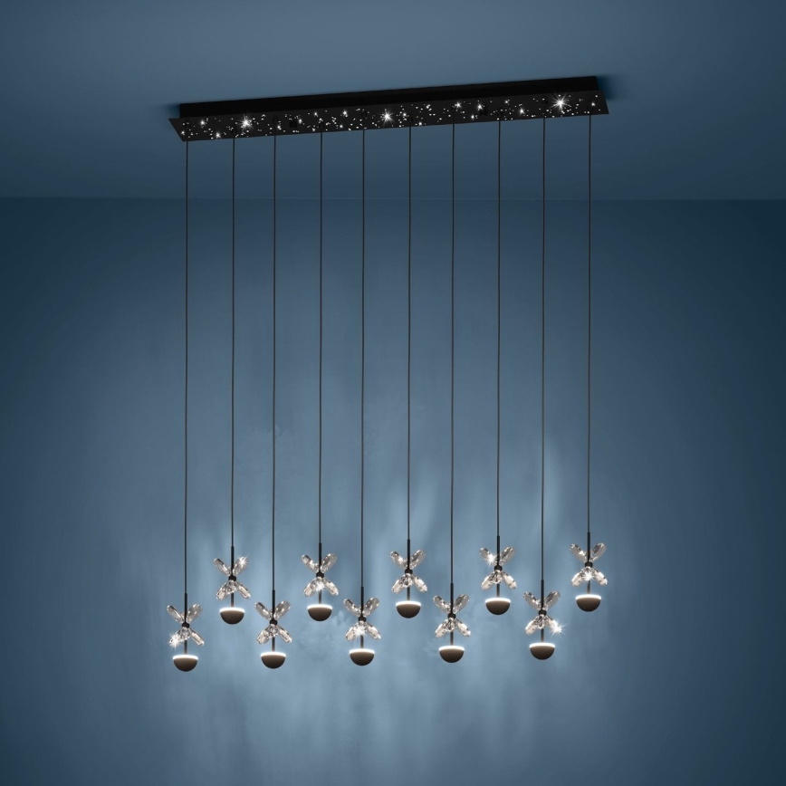 Eglo - LED Hämardatav lühter LED/23W/230V 3000K must