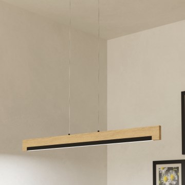 Eglo - LED Hämardatav lühter LED/25,5W/230V 3000K must/beež