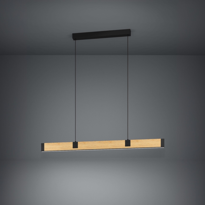 Eglo - LED Hämardatav lühter LED/28,8W/230V 3000K must/pruun