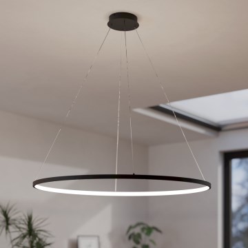 Eglo - LED Hämardatav lühter LED/40W/230V 2700-6500K must + kaugjuhtimispult