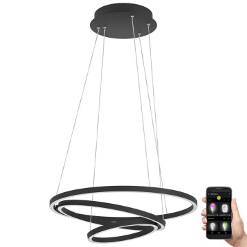 Eglo - LED Hämardatav lühter LED/43,2W/230V must