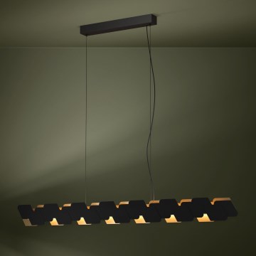 Eglo - LED Hämardatav lühter LED/44W/230V 3000K must/kuldne