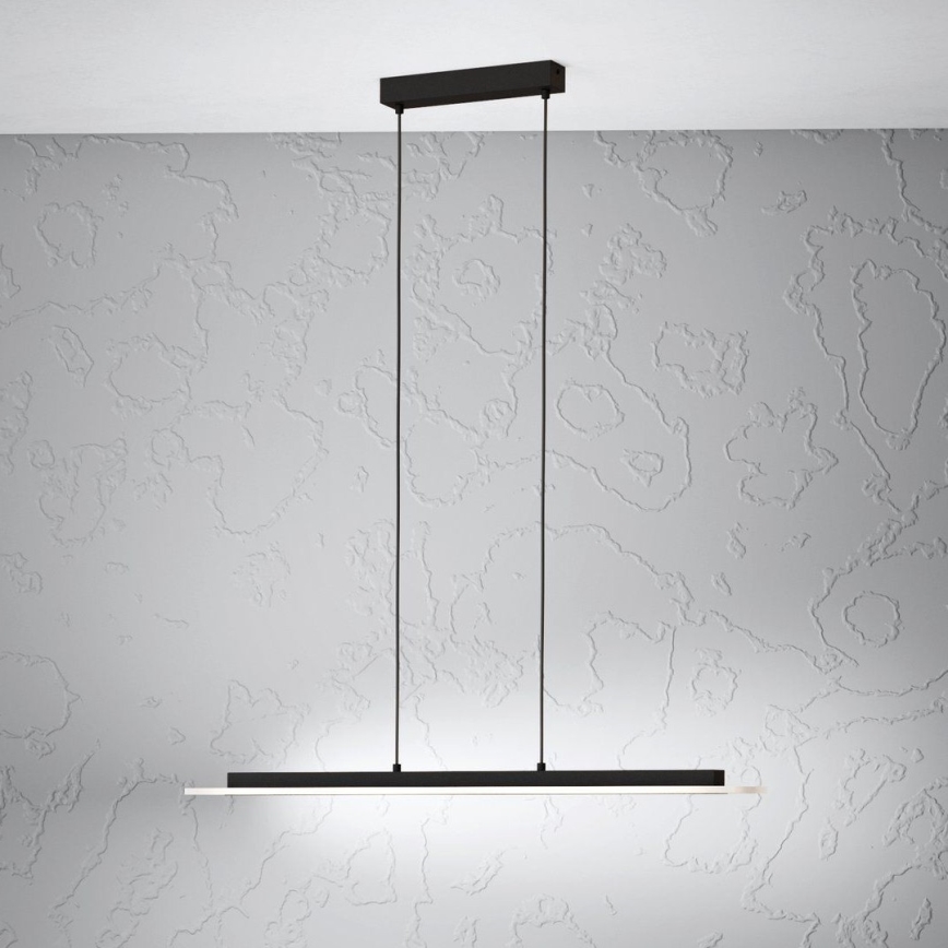 Eglo - LED Hämardatav lühter LED/57,5W/230V 3000K must + kaugjuhtimispult