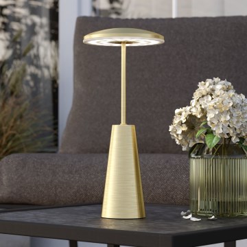 Eglo - LED Hämardatav puutetundlik väli lamp LED/2,8W/5V 2400K/3000K/4000K 5200 mAh IP54 kuldne