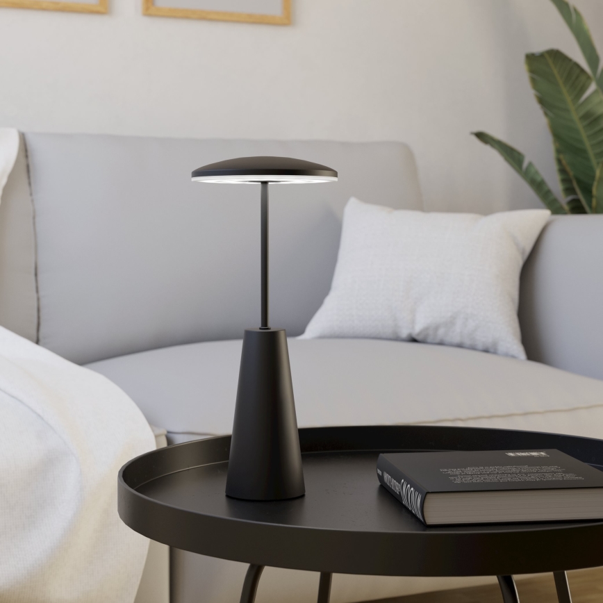Eglo - LED Hämardatav puutetundlik väli lamp LED/2,8W/5V 2400K/3000K/4000K 5200 mAh IP54 must
