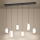 Eglo - LED hämardatav ripplühter kaabliga 2xLED/7W/230V + 4xLED/5,5W + 6xLED/1,6W 2200-6500K must kroom