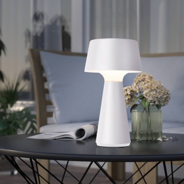 Eglo - LED hämardatav välitingimustes kasutatav laetav lauavalgusti LED/3W/5V 2200/3000/4000K 2000 mAh IP44 valge