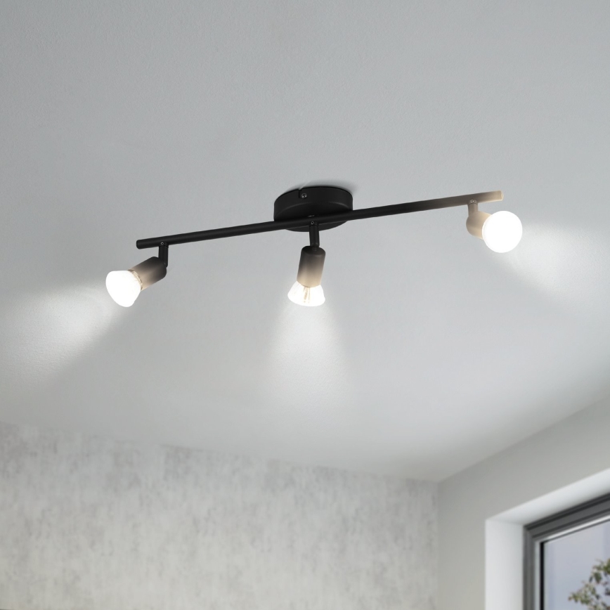 Eglo - LED Kohtvalgusti 3xGU10/2,8W/230V 3000K must