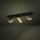 Eglo - LED Kohtvalgusti 3xGU10/4,5W/230V 3000K must/kuldne