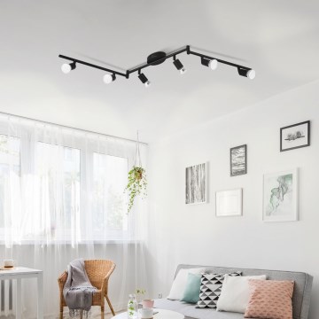 Eglo - LED Kohtvalgusti 6xGU10/2,8W/230V 3000K must