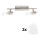 Eglo - LED Kohtvalgusti MY CHOICE 2xE14/4W/230V matt kroom/valge