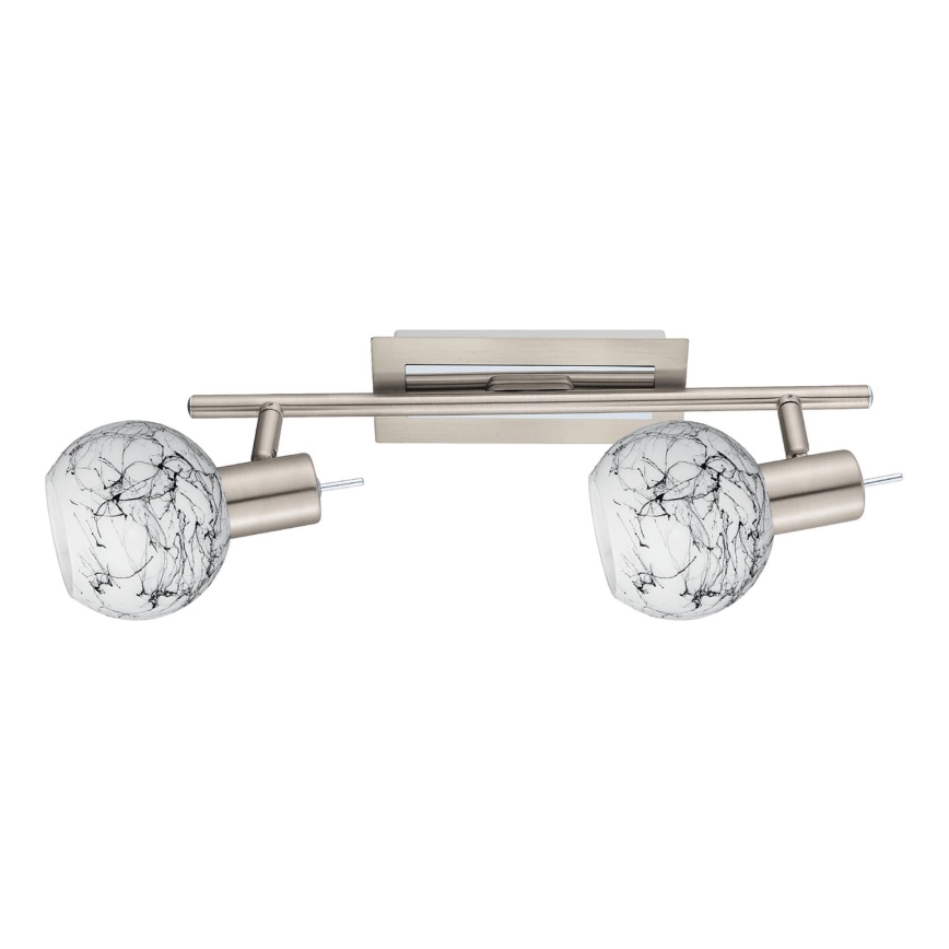 Eglo - LED Kohtvalgusti MY CHOICE 2xE14/4W/230V matt kroom/valge/must
