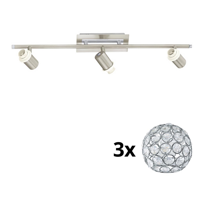 Eglo - LED Kohtvalgusti MY CHOICE 3xE14/40W/230V matt kroom