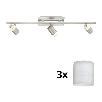 Eglo - LED Kohtvalgusti MY CHOICE 3xE14/40W/230V matt kroom/valge