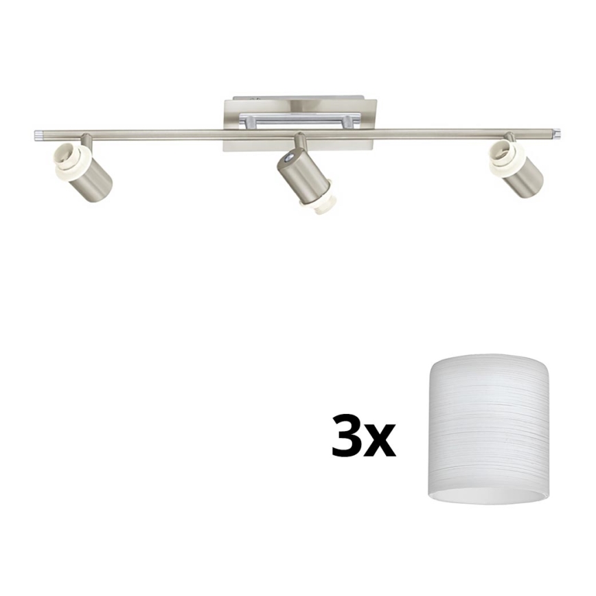 Eglo - LED Kohtvalgusti MY CHOICE 3xE14/40W/230V matt kroom/valge