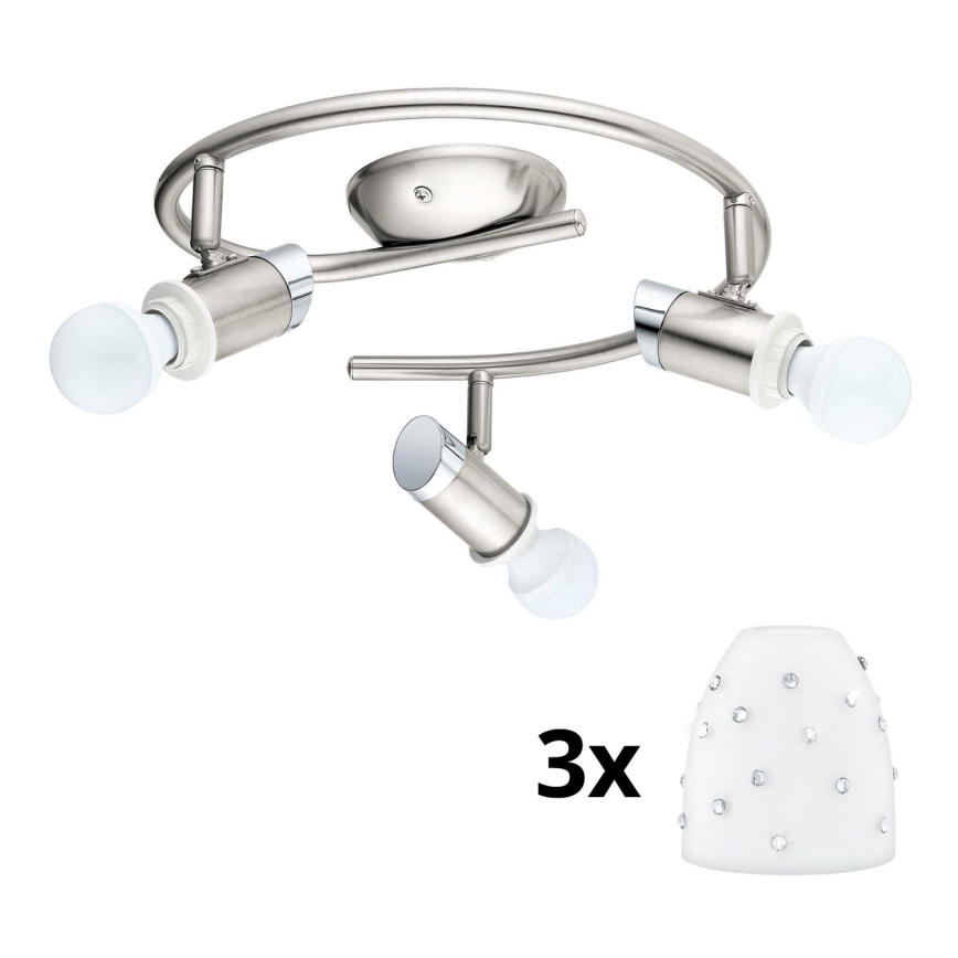 Eglo - LED Kohtvalgusti MY CHOICE 3xE14/4W/230V  matt kroom/valge