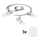 Eglo - LED Kohtvalgusti MY CHOICE 3xE14/4W/230V  matt kroom/valge