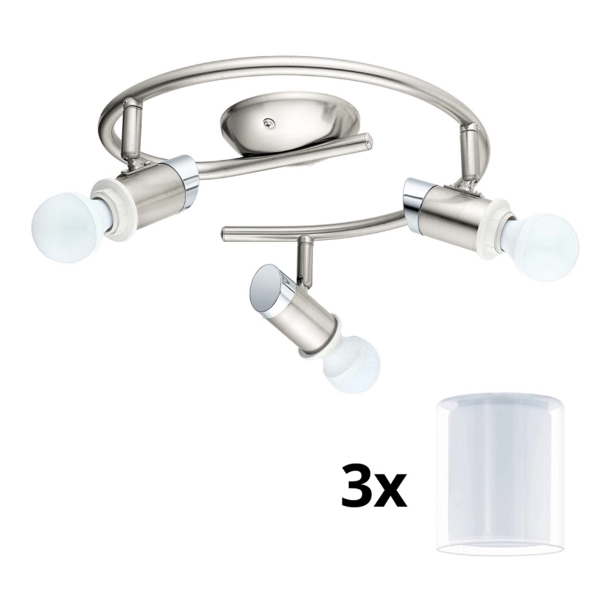 Eglo - LED Kohtvalgusti MY CHOICE 3xE14/4W/230V  matt kroom/valge