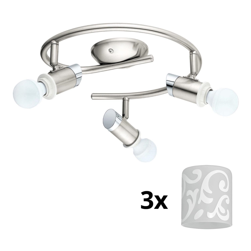 Eglo - LED Kohtvalgusti MY CHOICE 3xE14/4W/230V  matt kroom/valge
