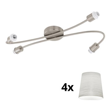 Eglo - LED Kohtvalgusti MY CHOICE 4xE14/4W/230V matt kroom/kreemikas