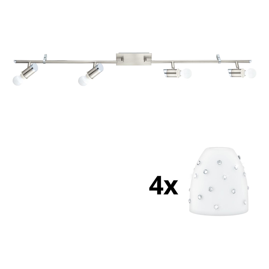 Eglo - LED Kohtvalgusti MY CHOICE 4xE14/4W/230V  matt kroom/valge