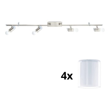 Eglo - LED Kohtvalgusti MY CHOICE 4xE14/4W/230V matt kroom/valge