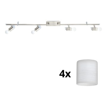 Eglo - LED Kohtvalgusti MY CHOICE 4xE14/4W/230V  matt kroom/valge