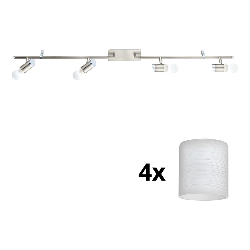 Eglo - LED Kohtvalgusti MY CHOICE 4xE14/4W/230V  matt kroom/valge