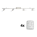 Eglo - LED Kohtvalgusti MY CHOICE 4xE14/4W/230V matt kroom/valge