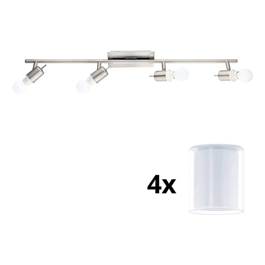 Eglo - LED Kohtvalgusti MY CHOICE 4xE14/4W/230V matt kroom/valge