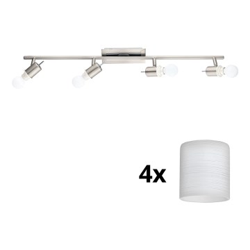 Eglo - LED Kohtvalgusti MY CHOICE 4xE14/4W/230V matt kroom/valge