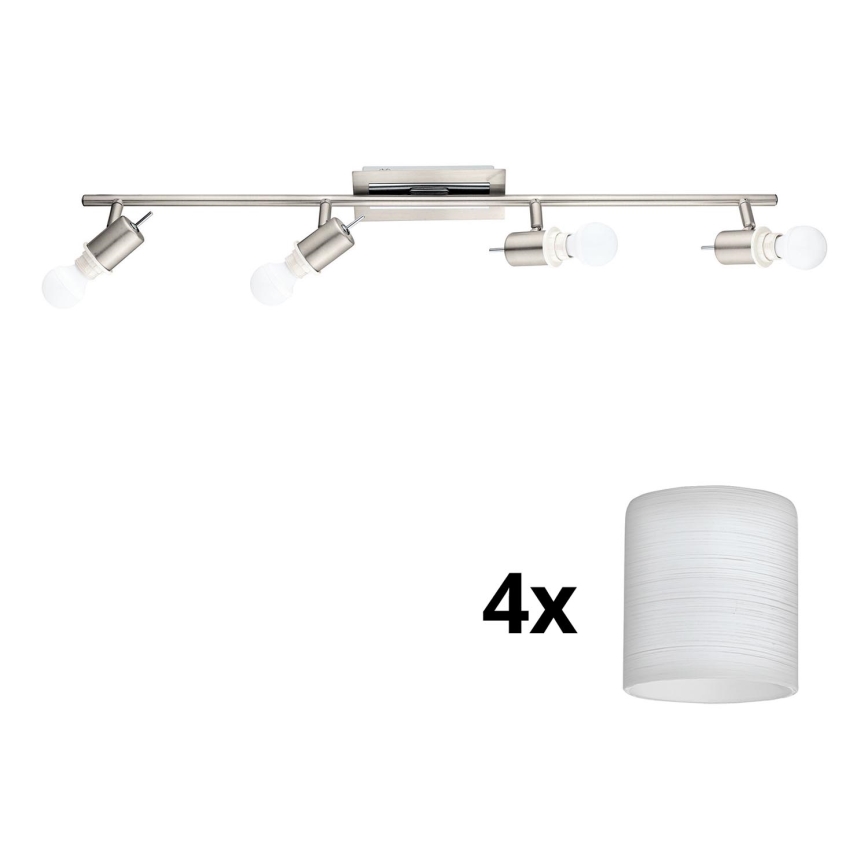 Eglo - LED Kohtvalgusti MY CHOICE 4xE14/4W/230V matt kroom/valge