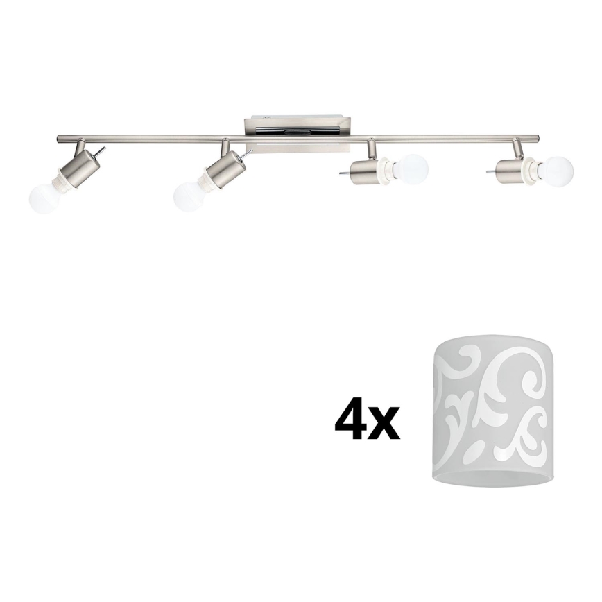 Eglo - LED Kohtvalgusti MY CHOICE 4xE14/4W/230V matt kroom/valge