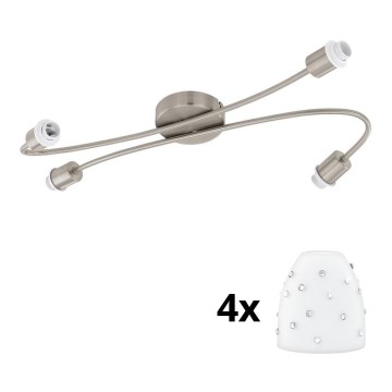 Eglo - LED Kohtvalgusti MY CHOICE 4xE14/4W/230V matt kroom/valge