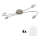 Eglo - LED Kohtvalgusti MY CHOICE 4xE14/4W/230V matt kroom/valge
