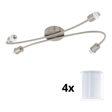 Eglo - LED Kohtvalgusti MY CHOICE 4xE14/4W/230V matt kroom/valge