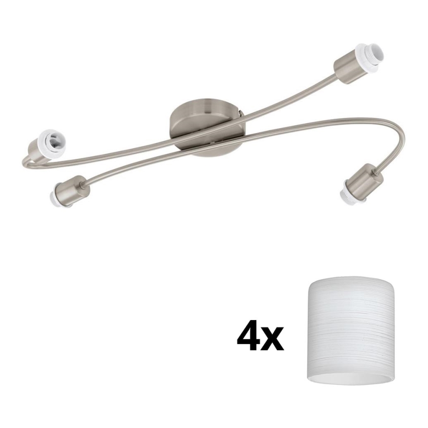 Eglo - LED Kohtvalgusti MY CHOICE 4xE14/4W/230V matt kroom/valge
