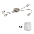 Eglo - LED Kohtvalgusti MY CHOICE 4xE14/4W/230V matt kroom/valge