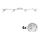 Eglo - LED Kohtvalgusti MY CHOICE 4xE14/4W/230V  matt kroom/valge/must