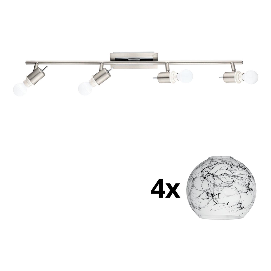 Eglo - LED Kohtvalgusti MY CHOICE 4xE14/4W/230V matt kroom/valge/must