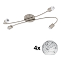Eglo - LED Kohtvalgusti MY CHOICE 4xE14/4W/230V matt kroom/valge/must