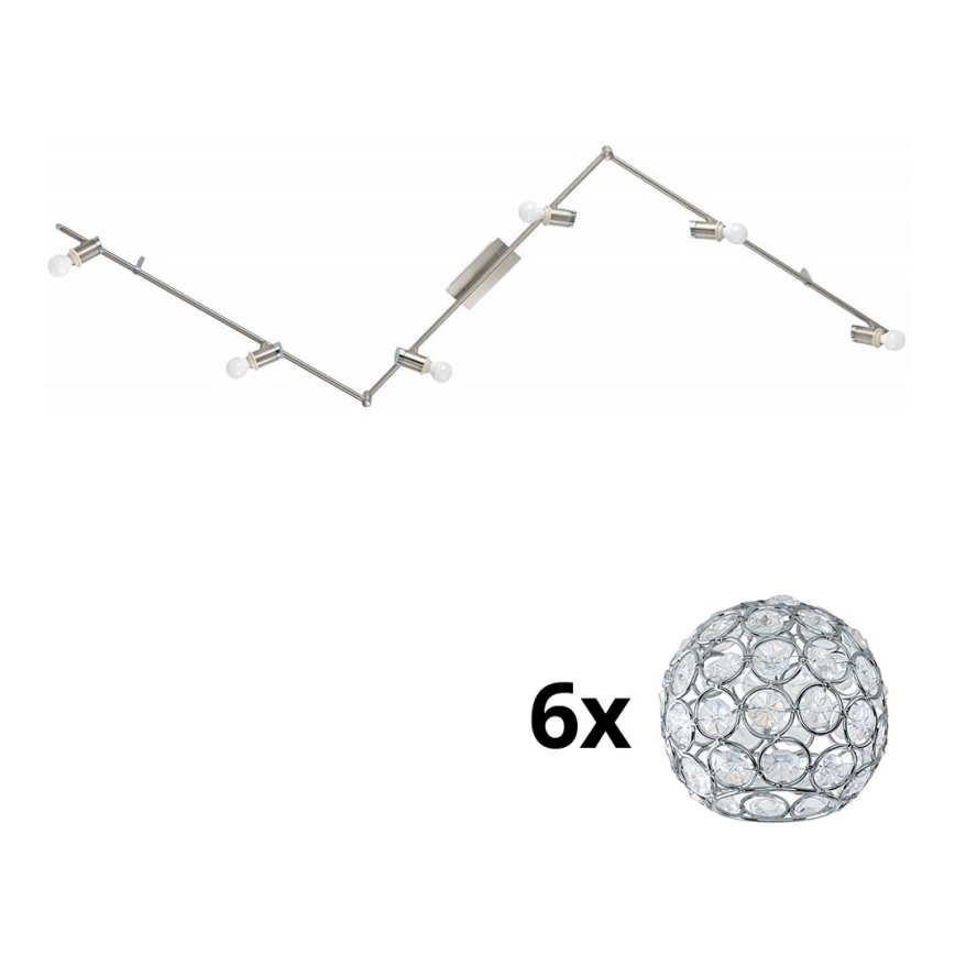 Eglo - LED Kohtvalgusti MY CHOICE 6xE14/4W/230V matt kroom