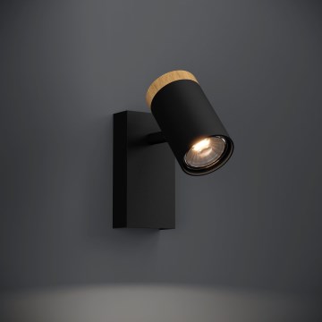 Eglo - LED Kohtvalgusti seinale 1xGU10/4,5W/230V 3000K must/pruun