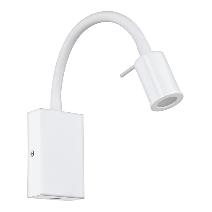 Eglo - LED Kohtvalgusti seinale USB laadimisega 1xLED/3,5W/230V valge