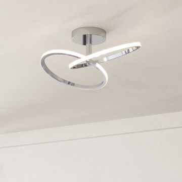 Eglo - LED laelamp LED/12W/230V 2700/4000/6500K läikiv kroom